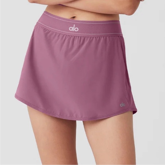 ALO Yoga Dresses & Skirts - ALO YOGA Match Point Tennis Skirt Colors: Soft Mulberry Small NWT